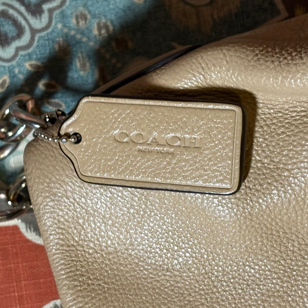 Coach Tan Soft Leather Bag